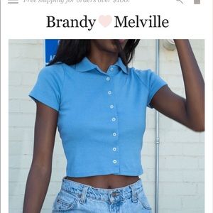 Brandy meville crop top